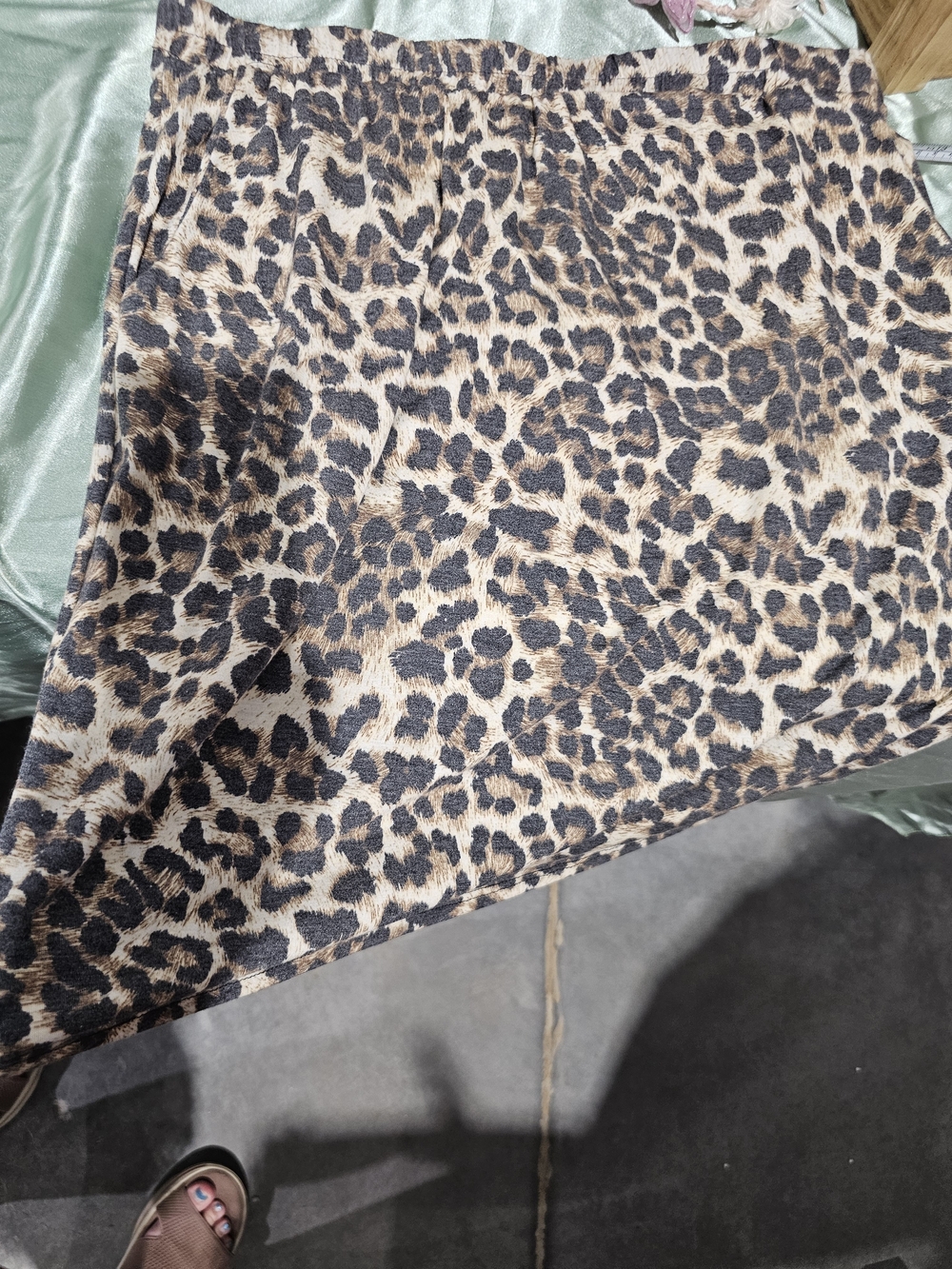 Acting Pro Leopard Print Pencil Skirt - Brown and Black